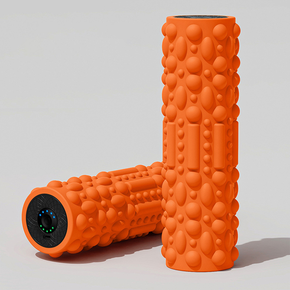 Vibrating Foam Roller - Elektrische vibrerende schuimroller massagekolom Oplaadbare oefenroller