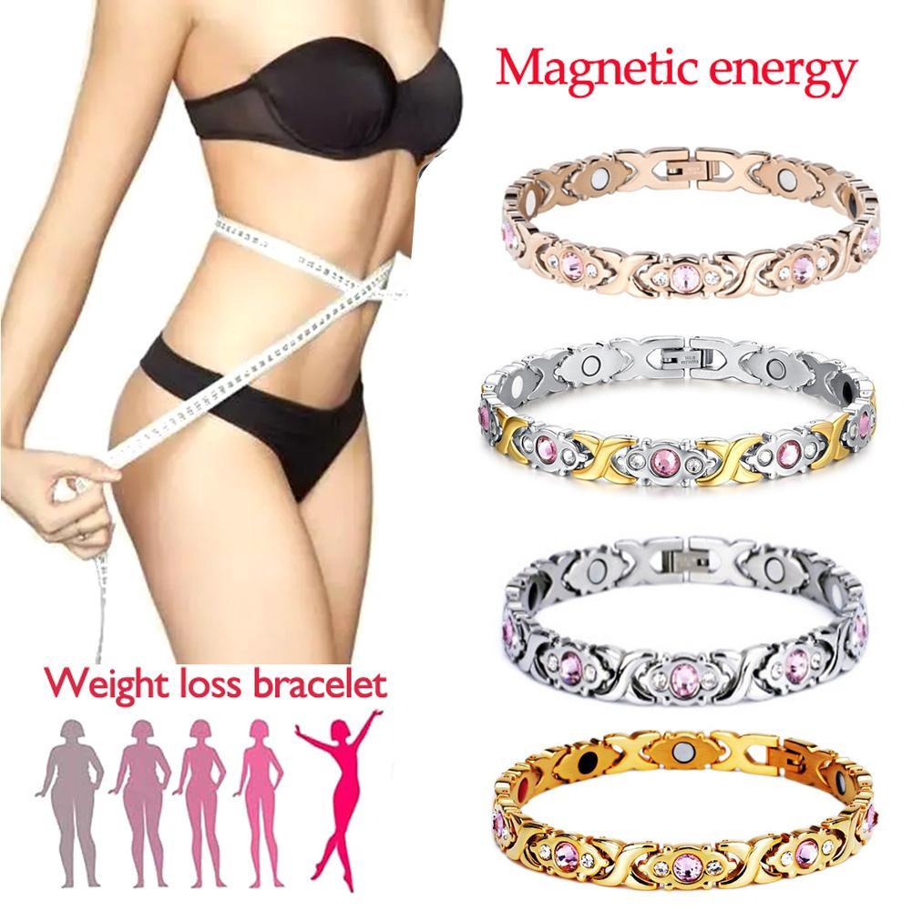 Health Wellness Gifts For Men - Magnetische lymfatische detox-armband met zirkoon afslanktherapie