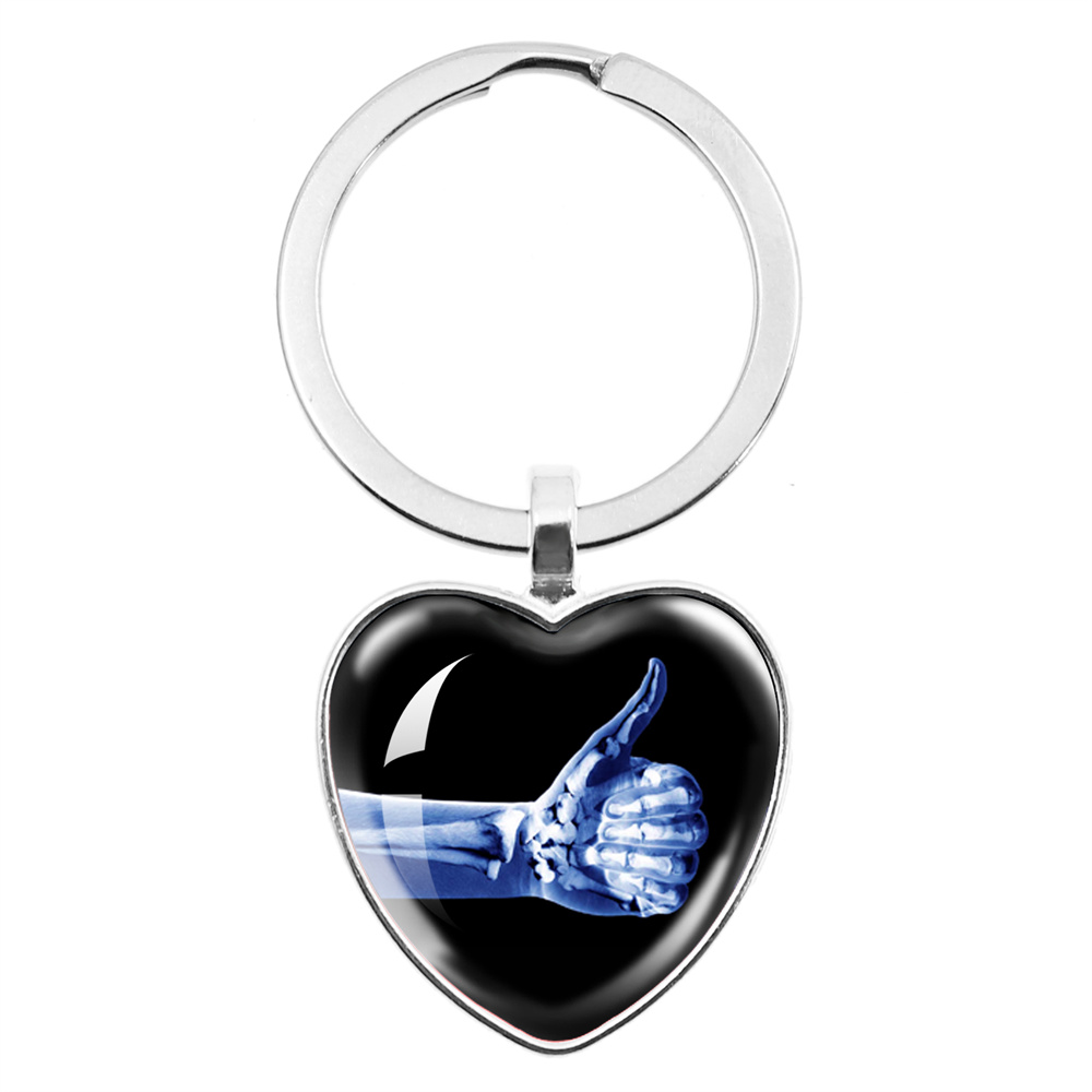 Xbody Health & Wellness Wayne Nj - X-Ray Film Perzik Hart Sleutelhanger Menselijk