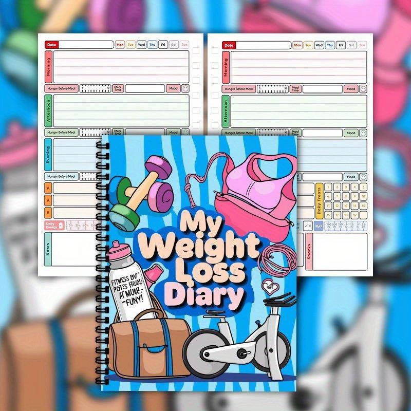 Fitness Journal Planner - Planboek voor gewichtsverlies Mijn gewichtsverliesdagboek 12