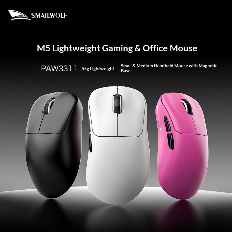 Fitness Journal Planner - SMAILWOLF M5 Bluetooth draadloze muis, drie
