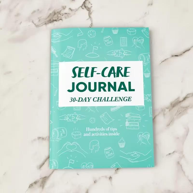 Fitness Journal Planner - 30-daagse zelfzorg challenge dagboek, dik papier,