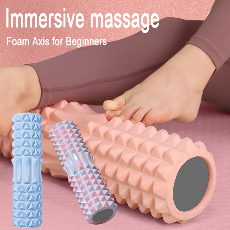 Vibrating Foam Roller - Solid Foam Axis Yoga Post Massage