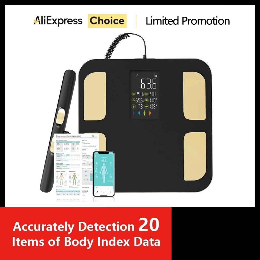 Digital Body Weight Scale - Slimme bio-impedantieweegschaal, slimme lichaamscompositieschaal, digitale lichaamsvetweegschaal,