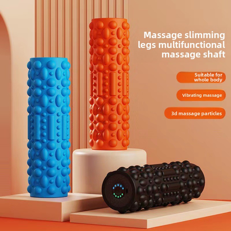 Vibrating Foam Roller - Elektrische schuimroller Spierontspanner Mooie benen Langya