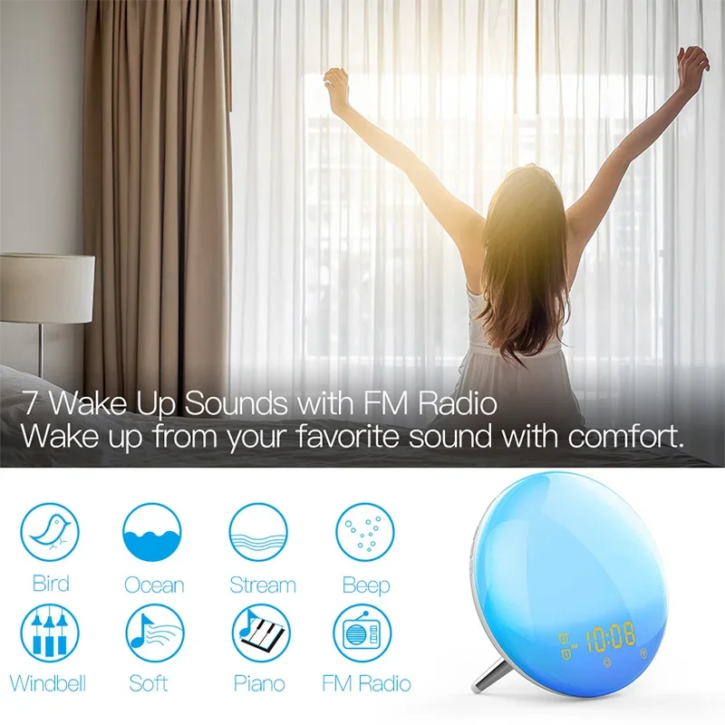 WiFi Tuya Smart Life Wake Up L - White Noise Machine Sleep recensie en prijs