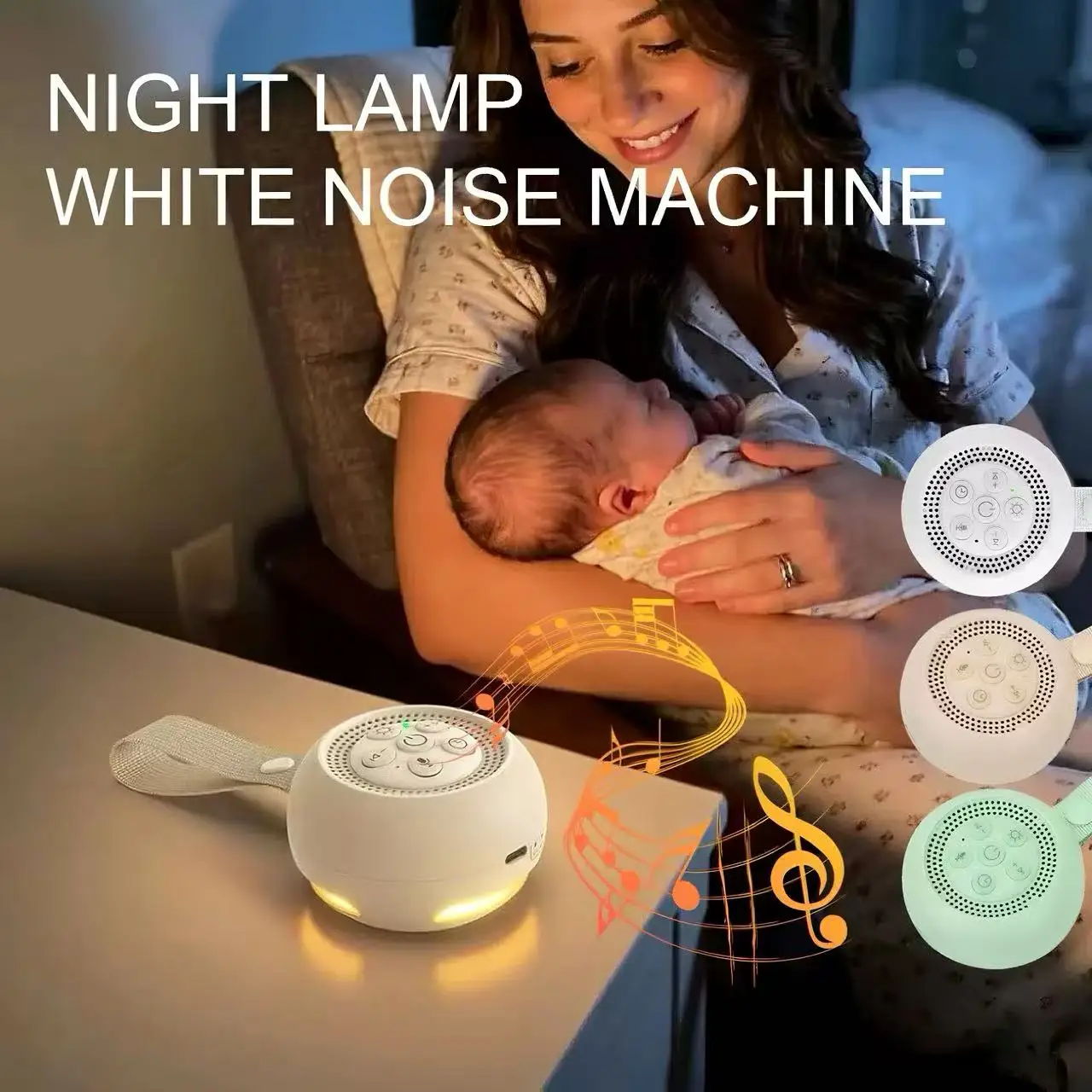 Witte geluidsmachine met warm  - White Noise Machine Sleep recensie en prijs