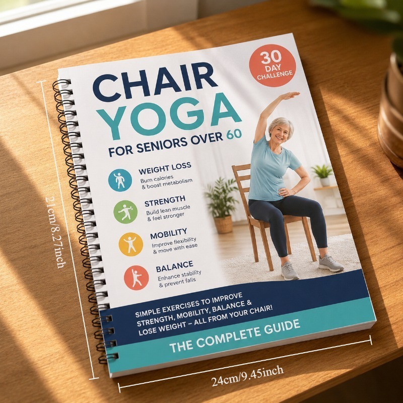 30 dagen stoelyoga trainingsgi - Fitness Journal Planner recensie en prijs