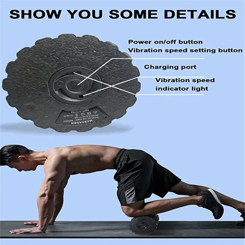 4-snelheden vibrerende elektri - Vibrating Foam Roller recensie en prijs