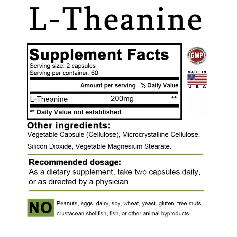 L-Theanine 200 mg - Ontspannin - Health And Wellness Promotion recensie en prijs