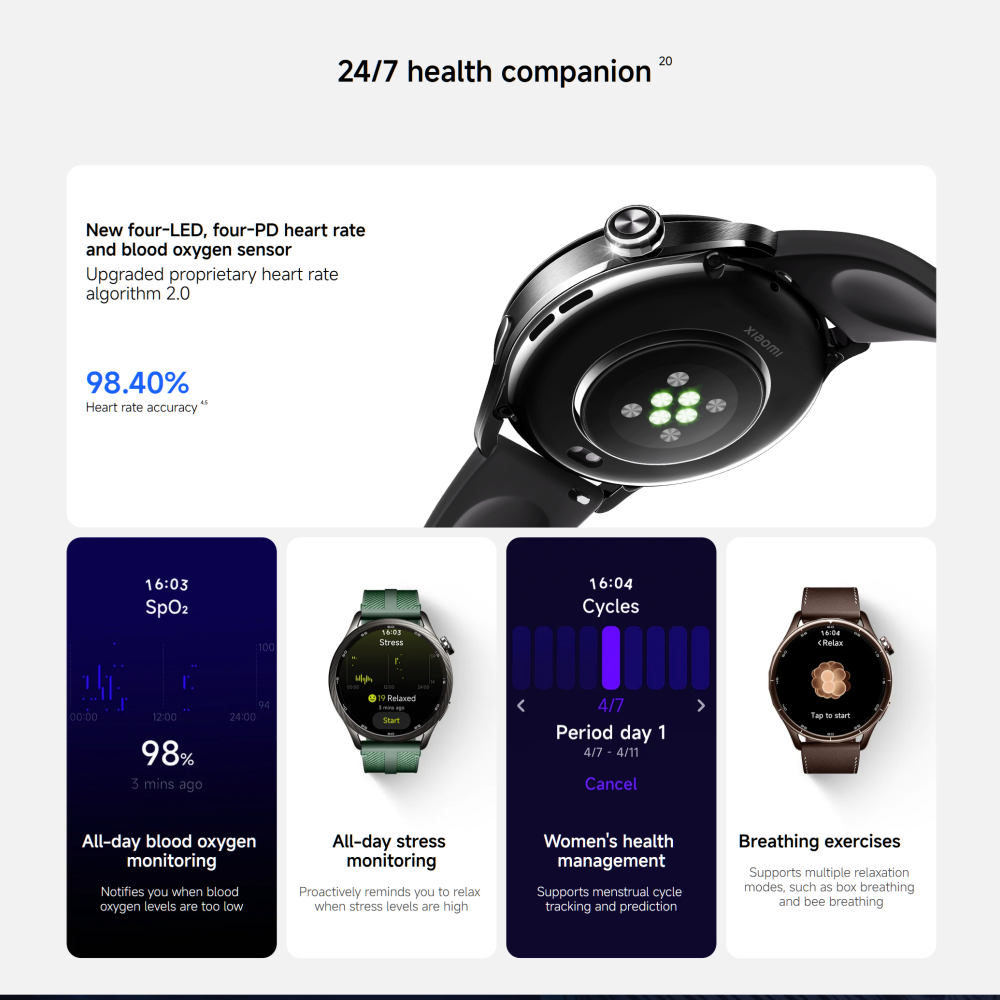 Xiaomi Watch S5 Smartwatch, gl - Xbody Health & Wellness Wayne Nj recensie en prijs