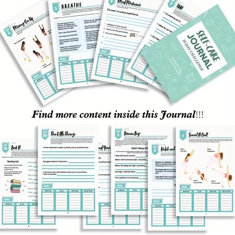30-daagse zelfzorg challenge d - Fitness Journal Planner recensie en prijs