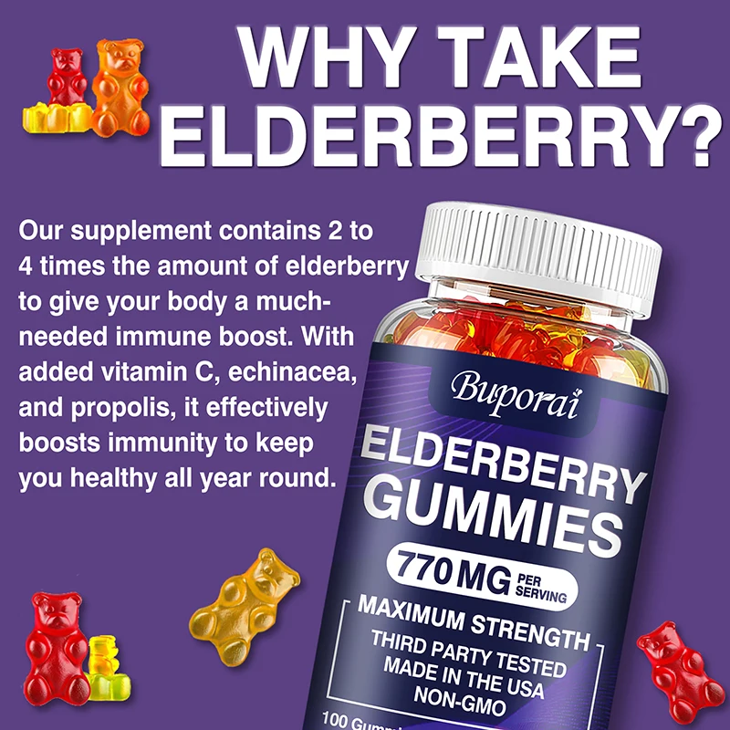 Vlierbessengummies - Gladde hu - Health And Wellness Promotion recensie en prijs