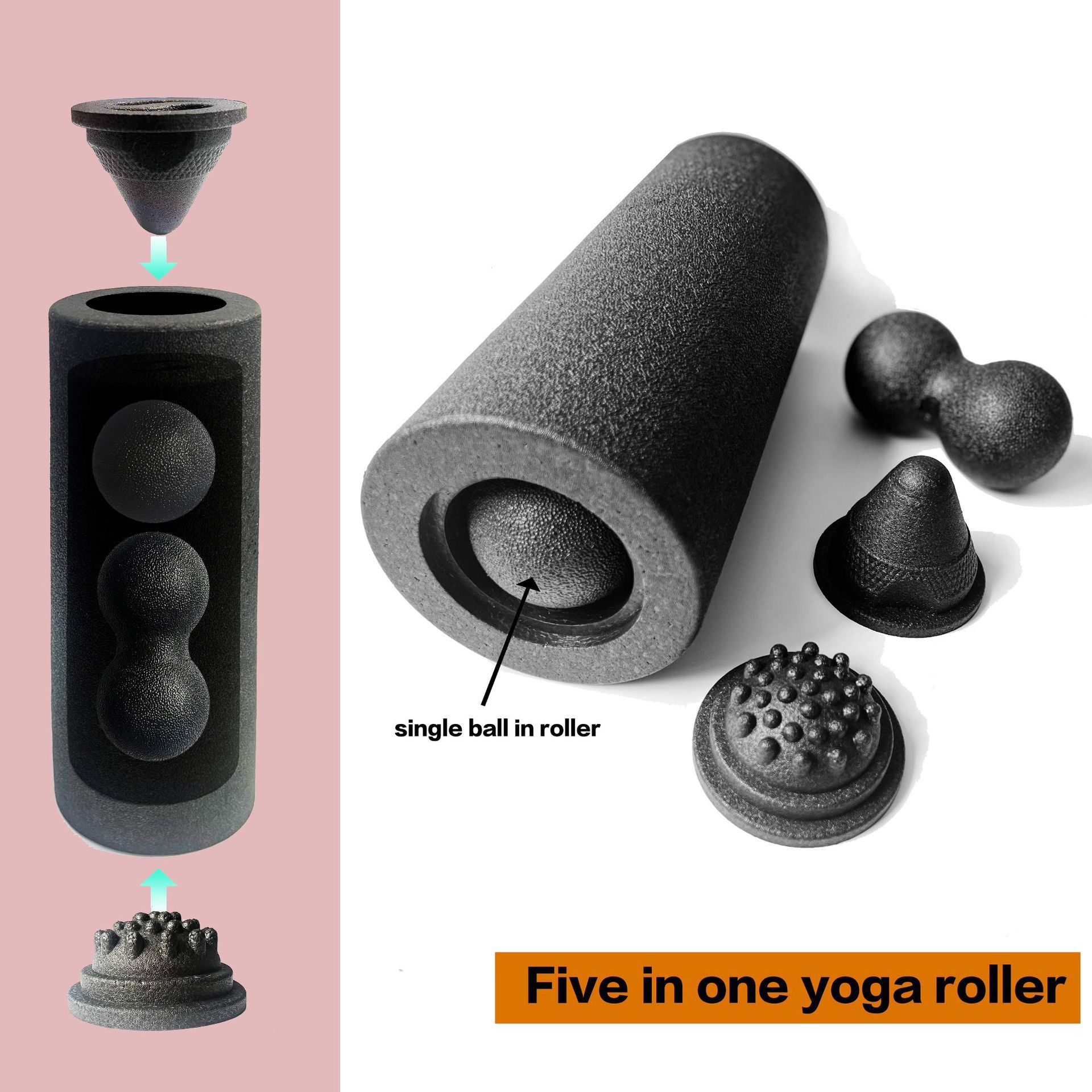 5-in-1 Fascia Roller Set Spier - Vibrating Foam Roller recensie en prijs