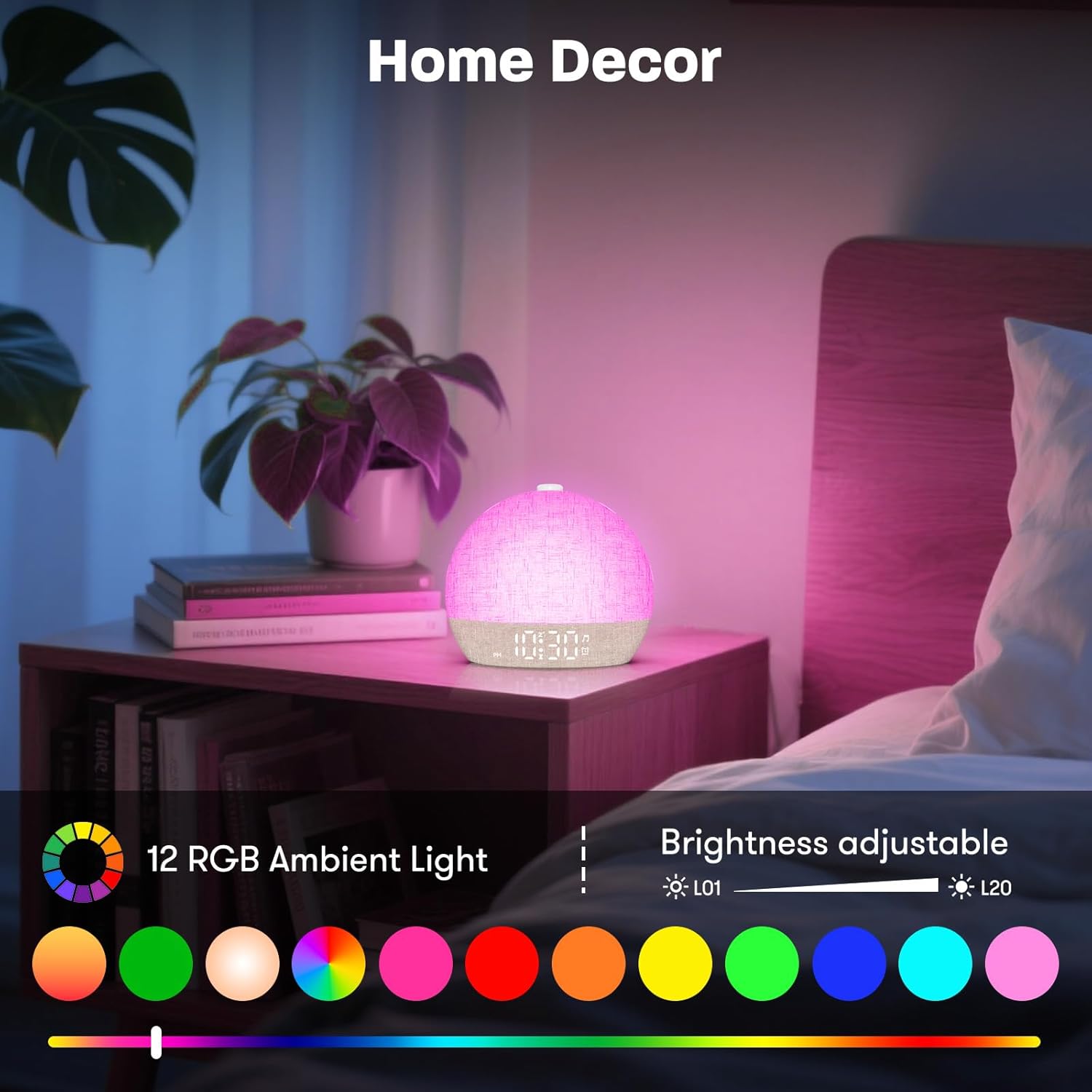 Wake-up light zonsopgang wekke - White Noise Machine Sleep recensie en prijs